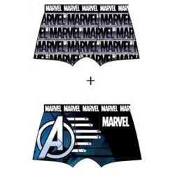 Lot de 2 boxers Avengers pour homme S