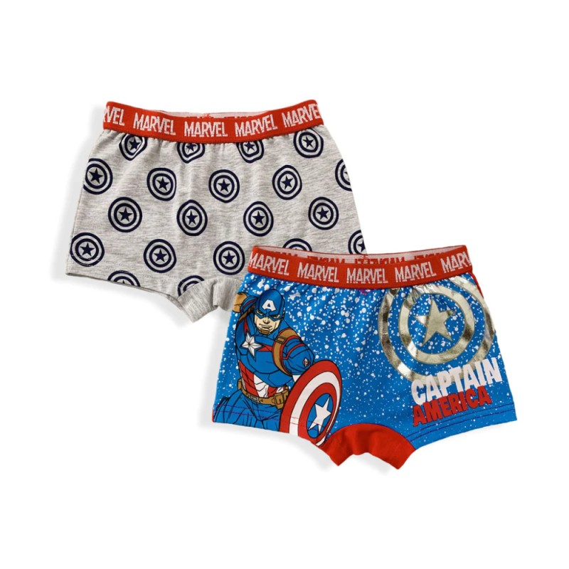 Boxer pour enfant Avengers 2 pièces/pack 9/10 ans