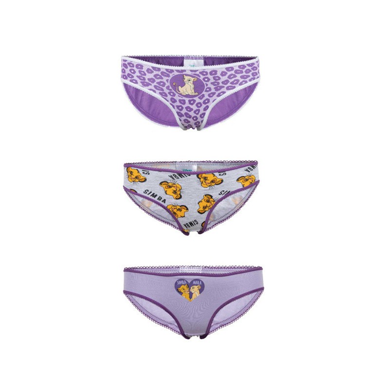 Disney The Lion King Simba Kids Underwear, Panties 3 Pieces/Pack 122/128 cm