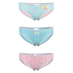 Sous-vêtements pour enfants Disney Princess, lot de 3 slips 122/128 cm