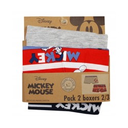 Lot de 2 boxers Disney Mickey pour enfants 2/3 ans