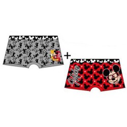 Lot de 2 boxers Disney Mickey pour enfants 4/5 ans