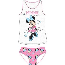 Ensemble débardeur + sous-vêtements Disney Minnie 128/134 cm