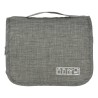 Sac suspendu de voyage cosmétique organisateur de cosmétiques pliant gris
