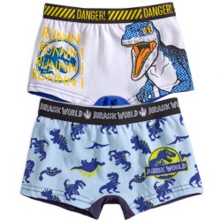 Boxer enfant Jurassic World 2 pièces/paquet 2/3 ans