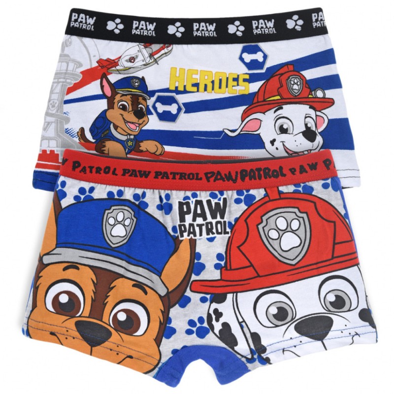 Boxer enfant Paw Patrol 2 pièces/pack 6/8 ans