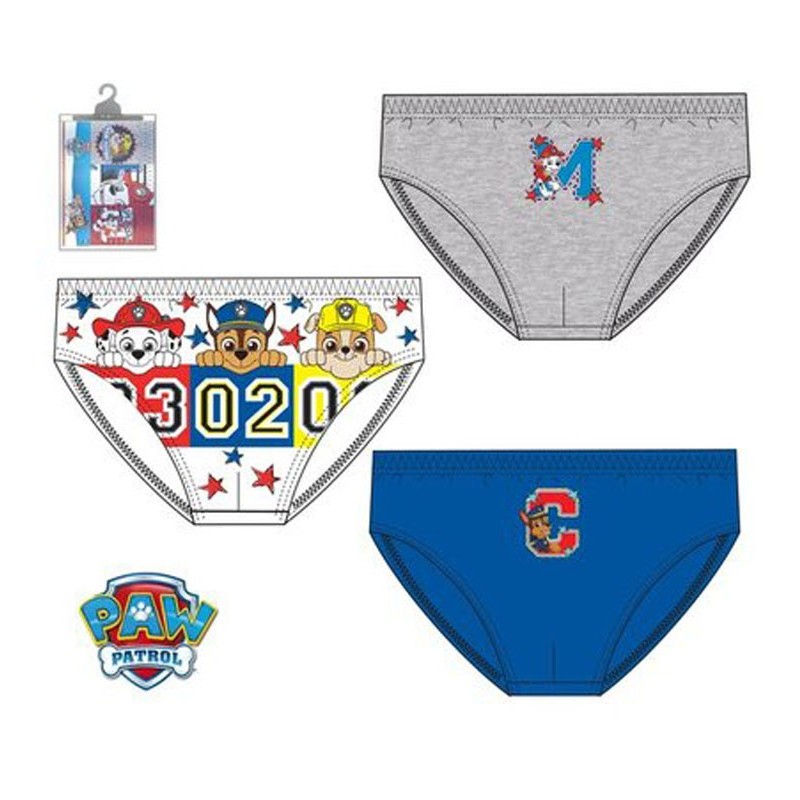 Sous-vêtements pour enfants Paw Patrol, bas 3 pièces/pack 2/3 ans