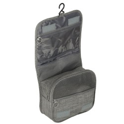 Sac suspendu de voyage cosmétique organisateur de cosmétiques pliant gris
