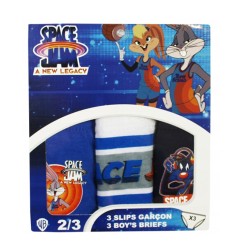 Sous-vêtements pour enfants Looney Tunes Space Jam, bas 3 pièces/pack 6/8 ans