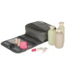 Sac suspendu de voyage cosmétique organisateur de cosmétiques pliant gris
