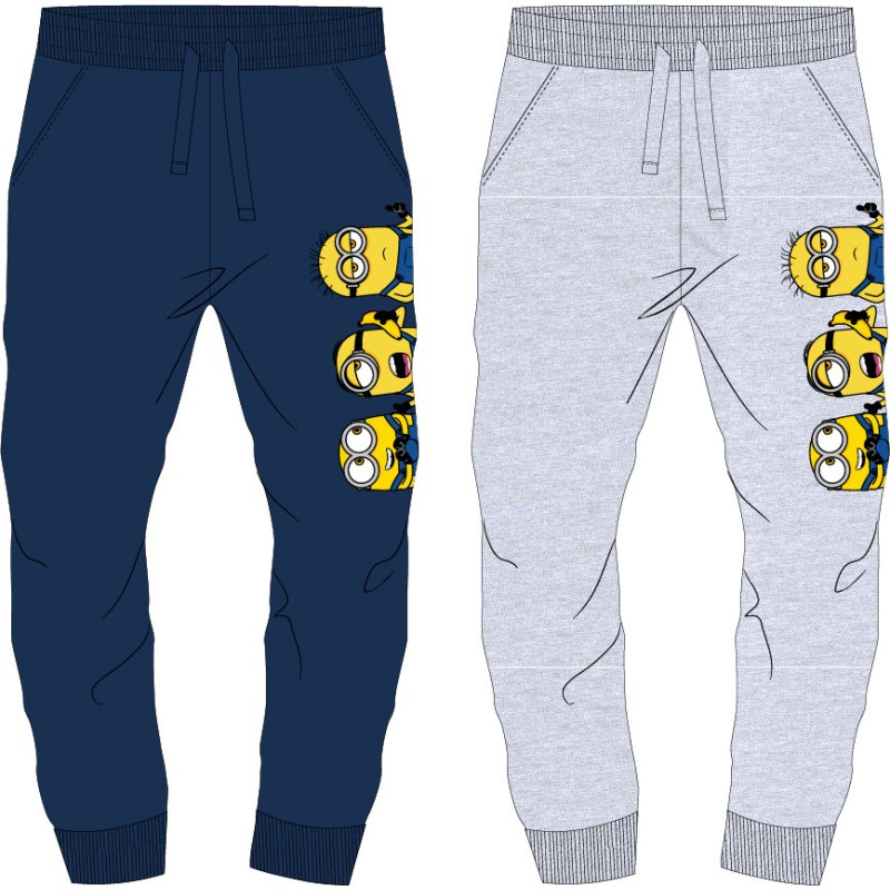 Pantalon long pour enfant Trio Minions, pantalon de jogging 104-134 cm