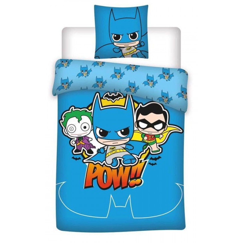 Batman POW! children's bedding set 100×140cm, 40×45 cm