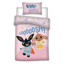 Bing Night children's bedding set 100x135cm, 40x60 cm