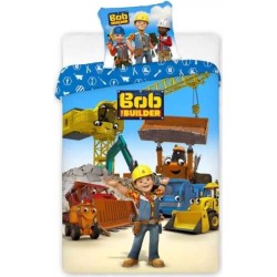 Bob der Baumeister Machine Team Kinderbettw√§sche-Set 100√ó140cm, 40√ó45 cm