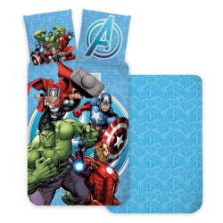 Lit pour enfant Avengers Blue 100 x 135 cm, 40 x 60 cm