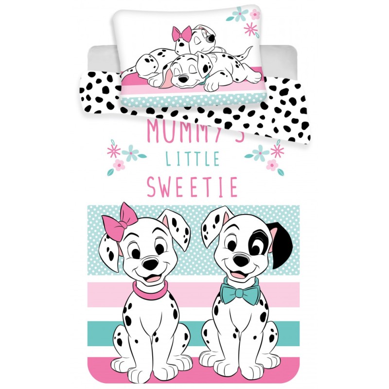 Disney 101 Dalmatians kids bedding set 100×135cm, 40×60 cm