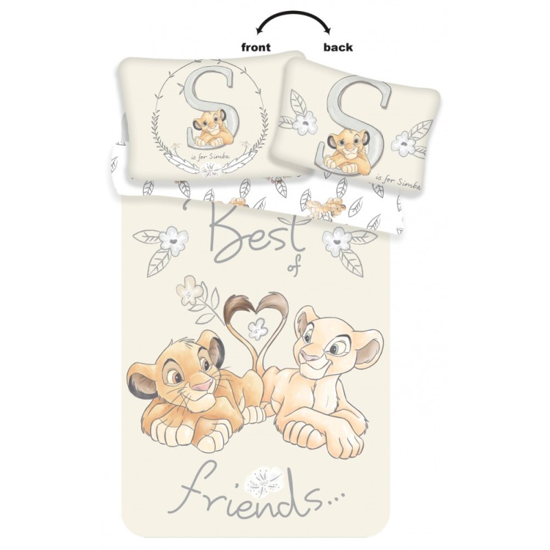 Disney The Lion King Best Friends children's bedding set 100×135cm, 40×60 cm