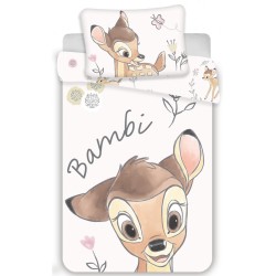 Parure de lit pour enfants Disney Bambi 100×135 cm, 40×60 cm