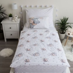 Disney Dumbo Grey  children's bedding set 100×135cm, 40×60 cm