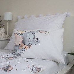 Disney Dumbo Grey  children's bedding set 100×135cm, 40×60 cm