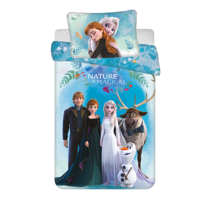 Disney Frozen Nature is Magical children's bedding 100×135 cm, 40×60 cm