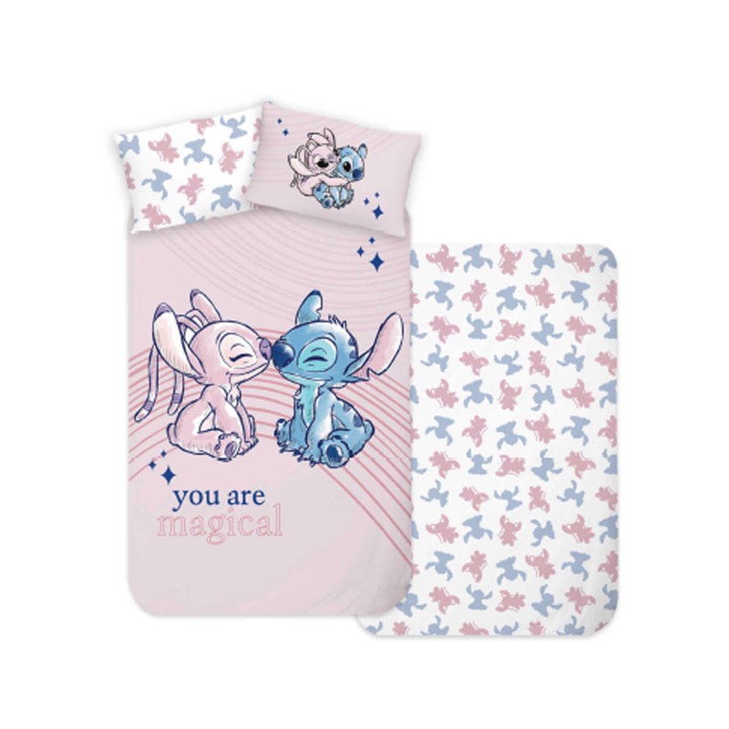 Disney Lilo and Stitch Magical children's bedding set 100×135 cm, 40×60 cm