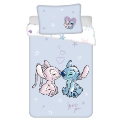 Disney Lilo and Stitch Purple Children's bedding set 100×135 cm, 40×60 cm