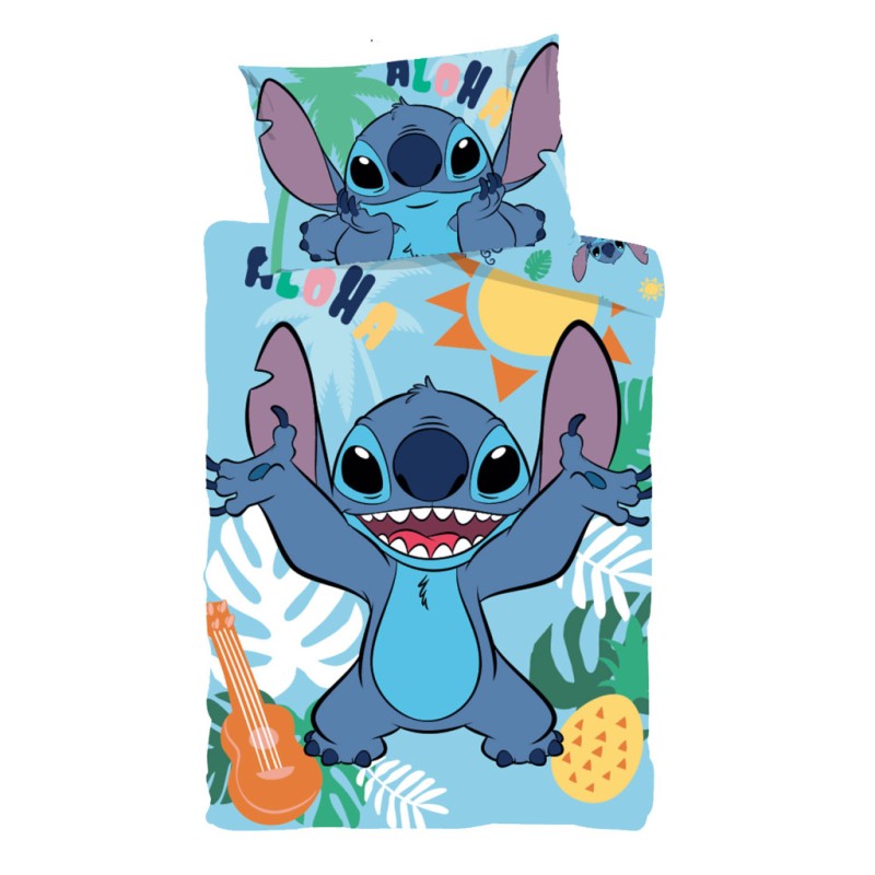 Disney Lilo and Stitch Tropical Paradise children's bedding set 100×135 cm, 40×60 cm