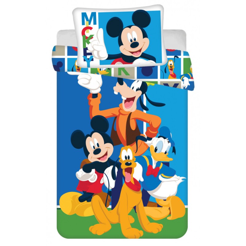 Disney Mickey  and Friends kids bedding set 100×135cm, 40×60 cm