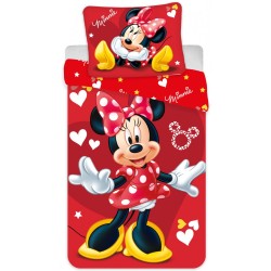 Parure de lit pour enfant Disney Minnie 100x135cm, 40x60 cm