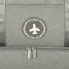 Sac de voyage bagage à main pour avion de voyage poches à poignées sacides 39x18x30 gris
