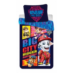 Paw Patrol Big City children's bedding cover 100×135cm, 40×60 cm