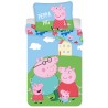 Peppa Pig House children's bedding set 100×135cm, 40×60 cm