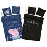 Housse de couette pour enfant Peppa Pig Star-gazer phosphorescente 100x135cm, 40x60cm