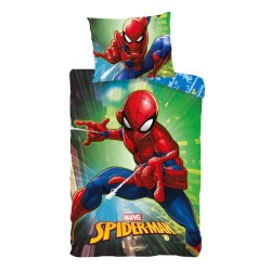 Parure de lit pour enfants Spiderman City Lights 100 x 135 cm, 40 x 60 cm