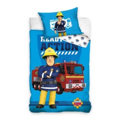 Feuerwehrmann Sam Ready Action Kinderbettw√§sche 100x135 cm, 40x60 cm