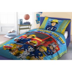 Fireman Sam Saving the Day children's bedding set 100x135 cm, 40x60 cm