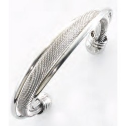 Bracelet en maille argentée Victoria