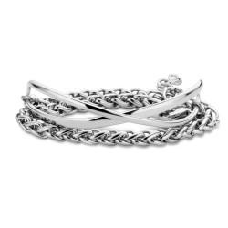 Victoria Silver Chain Bracelet