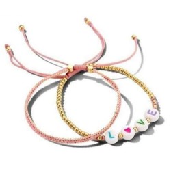 Victoria Beaded Love Bracelet Set