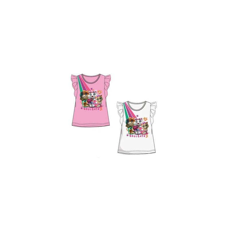 44 Cats children's short t-shirt, top 3-6 years