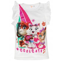 44 Cats children's short t-shirt, top 3-6 years