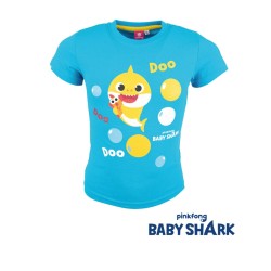 T-shirt à manches courtes pour enfants Baby Shark Doo, haut 92-116 cm