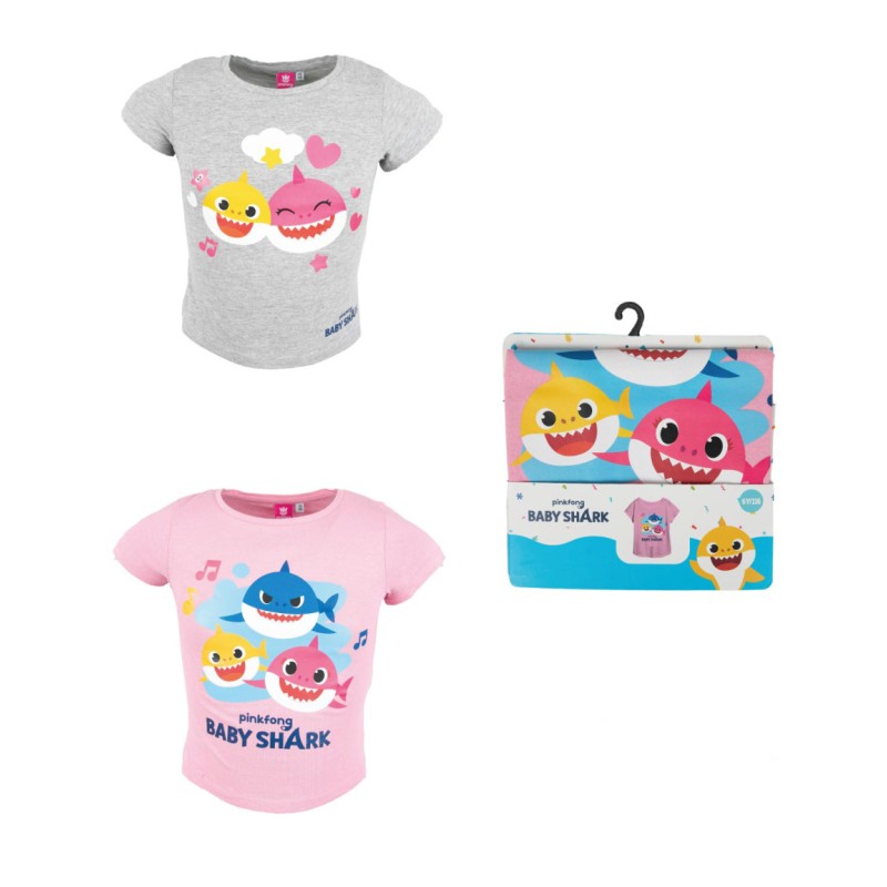 Baby Shark Fun kids' short t-shirt, top 92-116 cm