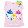 T-shirt à manches courtes pour enfants Baby Shark, haut 92-116 cm