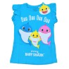 T-shirt à manches courtes pour enfants Baby Shark, haut 92-116 cm