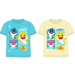 T-shirt court pour enfant Baby Shark, haut 92-116 cm