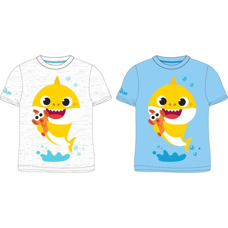 T-shirt court pour enfant Baby Shark, haut 92-116 cm