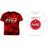 T-shirt à manches courtes pour enfants Coca-Cola, taille 134-164 cm