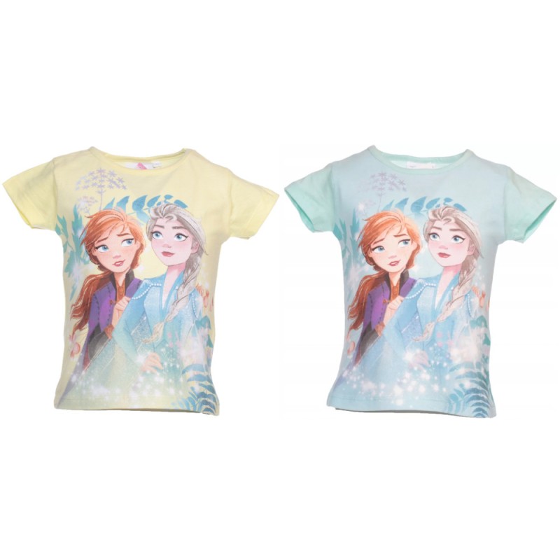 T-shirt court pour enfants Disney Frozen, haut 4-8 ans